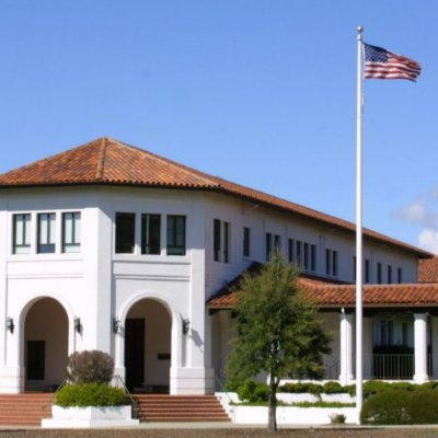 The American Flag flying on Saint Mary's College Campus