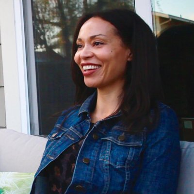 Holly Joshi sitting outside