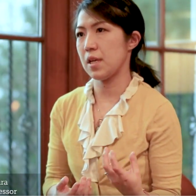 Professor Makiko Imamura talking about intercultural communication