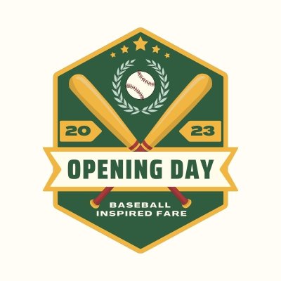 MLB Opening Day Graphic