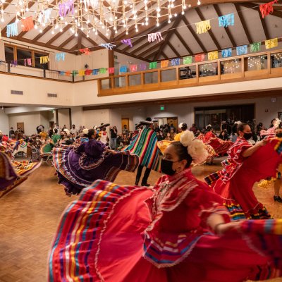 Ballet Folkorico dancers at the 2021 Our Lady of Guadalupe Celebration