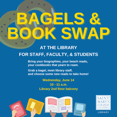 flyer for book swap event