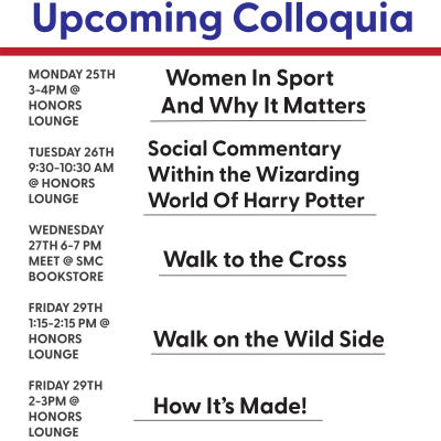 Honors Colloquia Flyer for Week 5 FA23