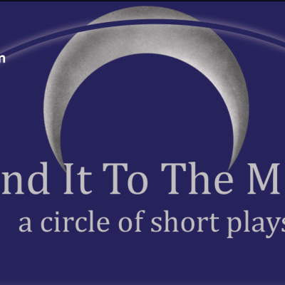 Send It To The Moon title with three silver phases of the moon surrounding it 