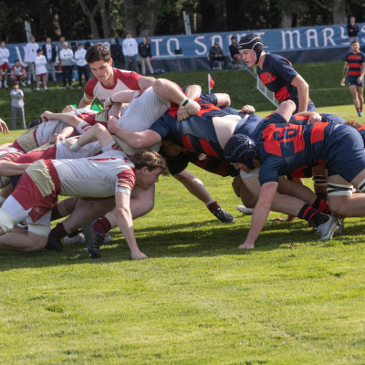 Gaels defeat the Boston College Eagles 74-7 in the inaugural match-up for The Teddy Smith Classic at Saint Mary’s Stadium.