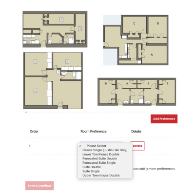 room type preference