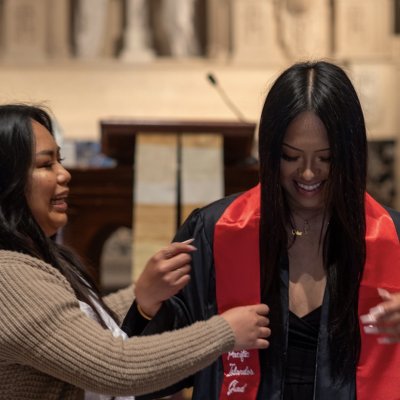 A family at the 2024 API Graduate Celebration