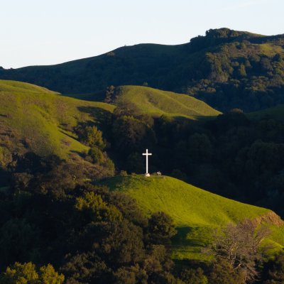 Cross in the hills