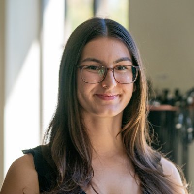 Danijela Concion '26 in  a Physics lab on campus