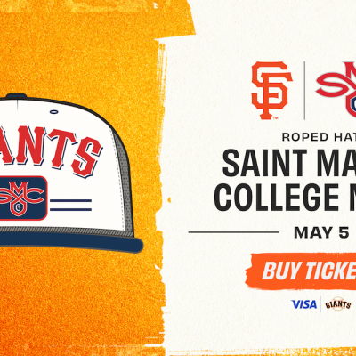 SF Giants / Saint Mary's night graphic