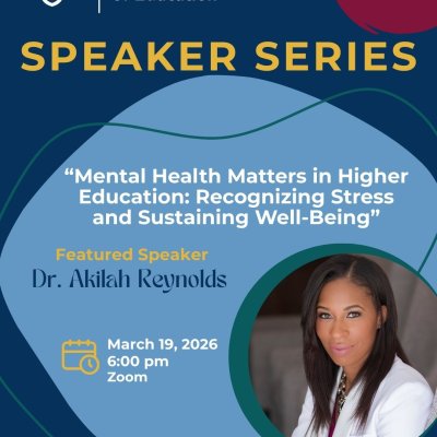 Dr Akilah Reynolds Mental Health Matters in Higher Education: Recognizing Stress and Sustaining Well-Being