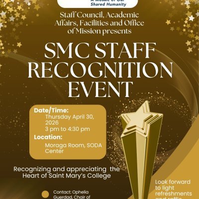 Staff Recognition event 2026 flyer