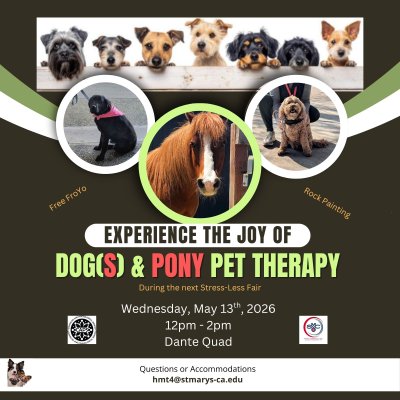Pet Therapy During The Stress-Less Fair