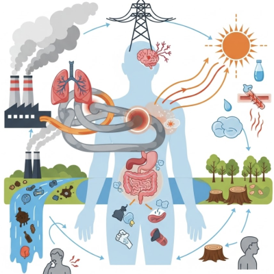 Environmental health impacts on human body
