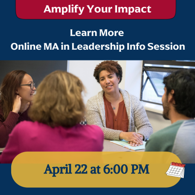 MA in Leadership Online Information Session