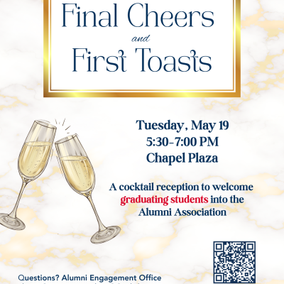 Final Cheers and First Toasts