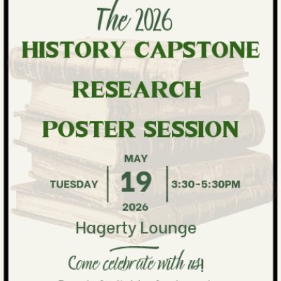 5-19-26 History Capstone event flyer