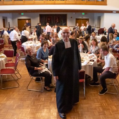 Brother Chris Brady's celebration