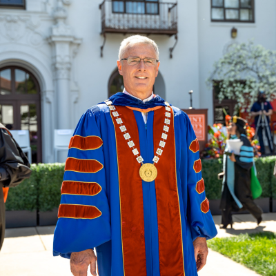 President Plumb at his Inauguration
