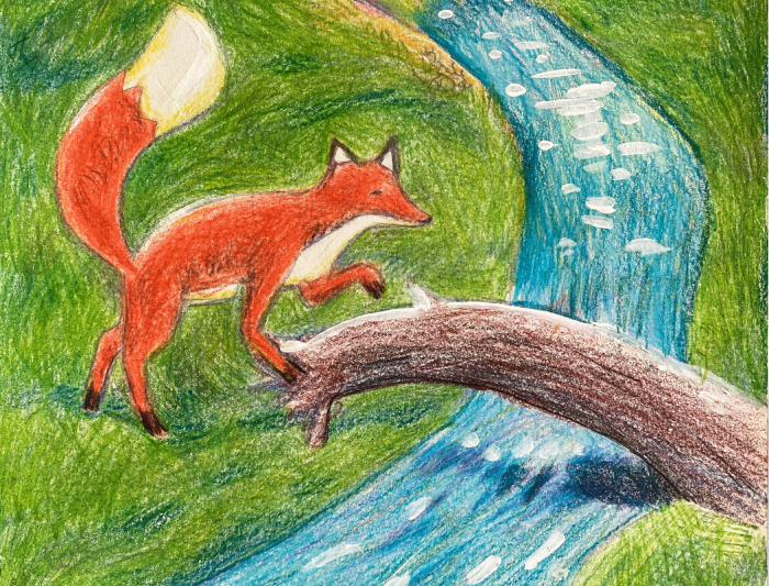 Row art - Fox