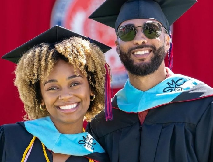 Two students for Graduate Commencement 2024