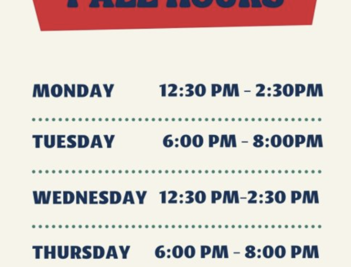 Gael Pantry Fall Hours