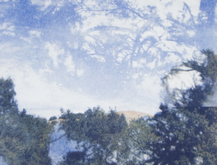 riso print in walking the quiet
