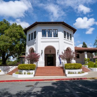 Outside of the Filippi Administrative Building