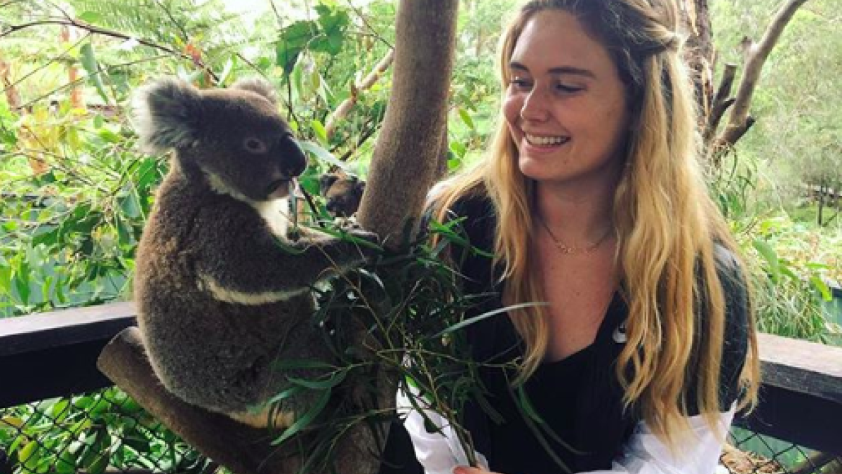 SMC Student & Koala in Australia