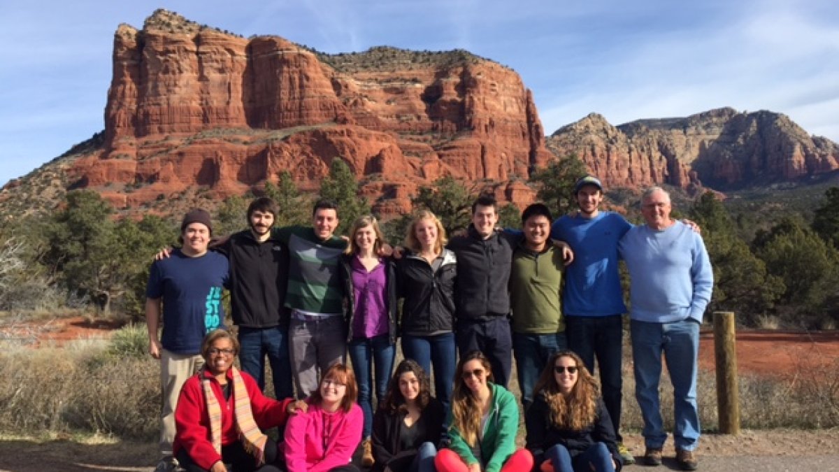 Group photo in the American Southwest