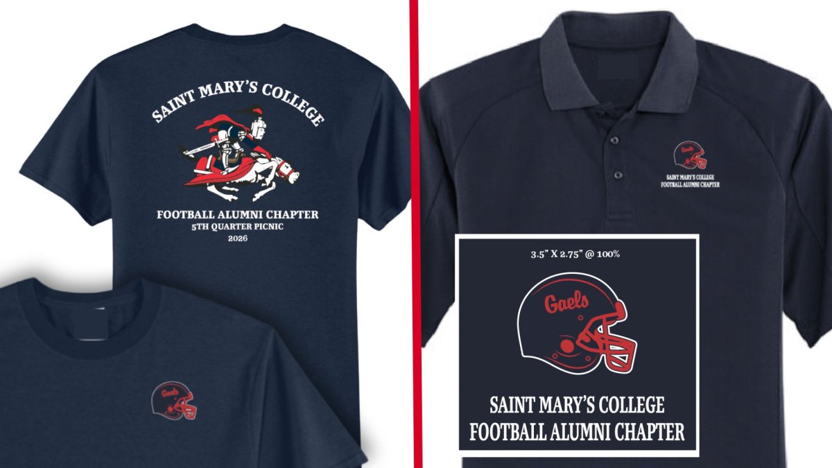 Images of t-shirt and polo shirt for football's 5th Quarter Picnic